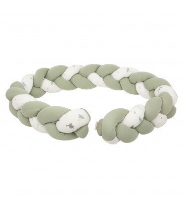 Protector de cuna trenza Trex Bimbidreams