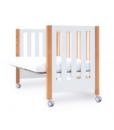 Cuna colecho 5 en 1 madera/blanco Alondra Occa
