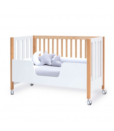 Cuna colecho 5 en 1 madera/blanco Alondra Occa