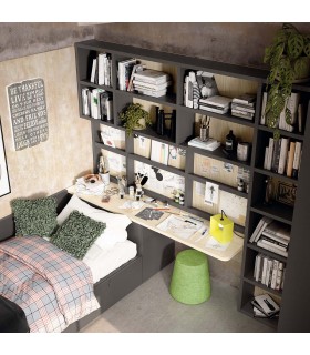 Habitación juvenil Twin Ros Composición 010