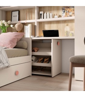 Habitación estilo clean Ros Composición 08