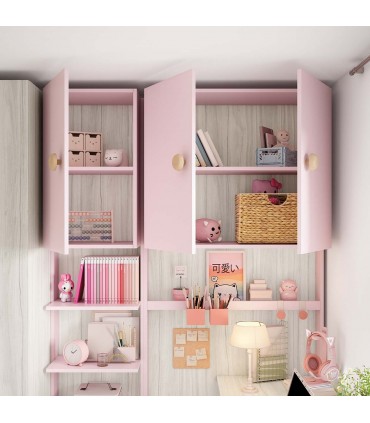 Habitación infantil kawaii Ros Composición 013