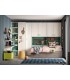 Habitación juvenil completa Ros Composición 06