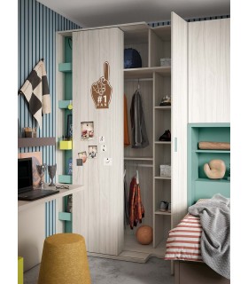 Habitación juvenil completa Ros Composición 06