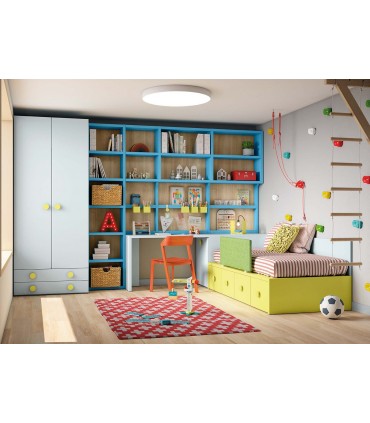 Cama infantil con cajones Ros Composición 012