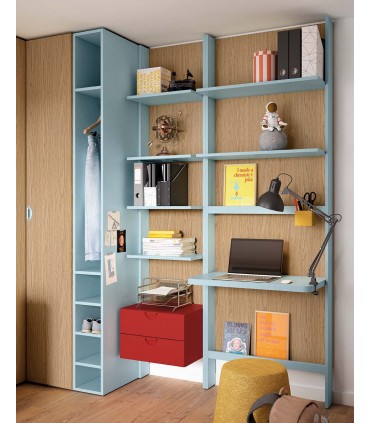 Cama compacta con cajones Ros Composición 03