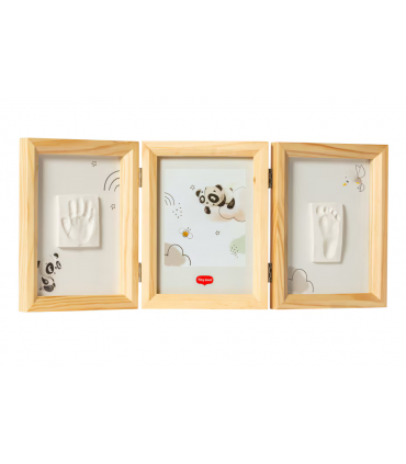 Marco huella doble madera Tiny Love