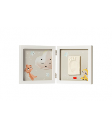 Marco huella sencillo blanco Tiny Love