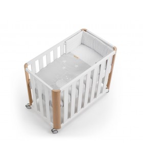 Minicuna evolutiva Doco Sleeping Plus++ con textil de Cotinfant