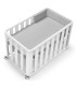 Minicuna colecho Doco Sleeping blanco con textil Cotinfant