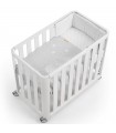 Minicuna colecho Doco Sleeping blanco con textil Cotinfant