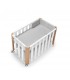 Minicuna colecho Doco Sleeping blanco natural con textil Cotinfant