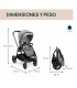 Carro de bebé trío Chicco Mysa + Kory Plus
