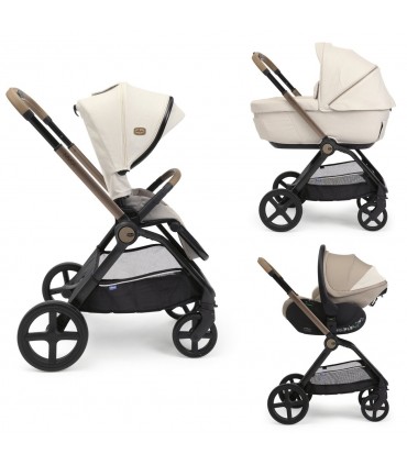 Carro de bebé trío Chicco Mysa + First Seat Recline