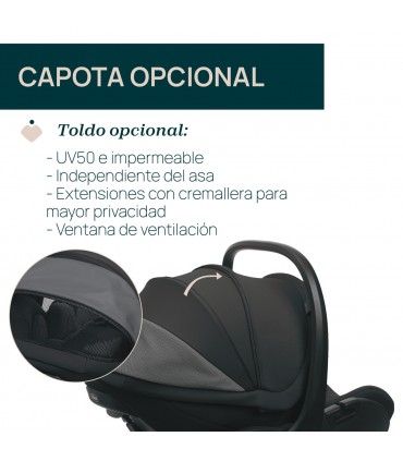 Carro de bebé trío Chicco Mysa + First Seat Recline