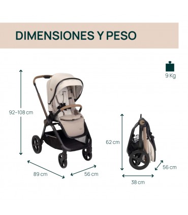 Carro de bebé duo Chicco Mysa con Gran Comfort