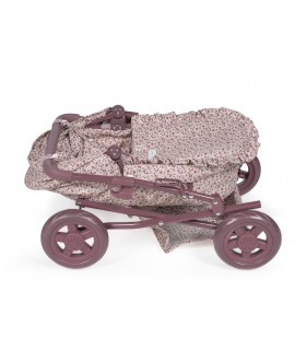 Carro de muñecas cuco Cherry flores Pasito a Pasito