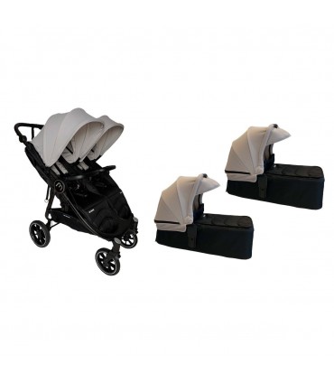 Carro Gemelar Easy Twin Duo Baby Monsters para gemelos
