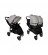 Carro gemelar Easy Twin 4 Duo Baby Monsters