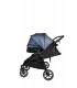 Cochecito gemelar Easy Twin 4 Negro + 1 capazo Baby Monsters