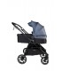 Cochecito gemelar Easy Twin 4 Negro + 1 capazo Baby Monsters