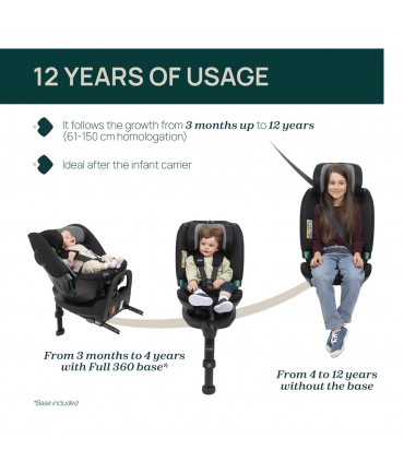 Carro de bebé trío Chicco Mysa + First Seat Recline