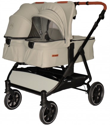 Carrito gemelar Baby Monsters Easy Twin 5 - Con un capazo