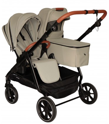 Carrito gemelar Baby Monsters Easy Twin 5 - Con un capazo