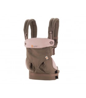 MOCHILA PORTABEBÉS  360  MARRÓN Y LILA