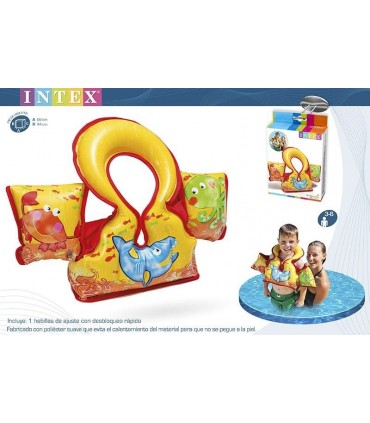CHALECO HINCHABLE INTEX 3-6 AÑOS
